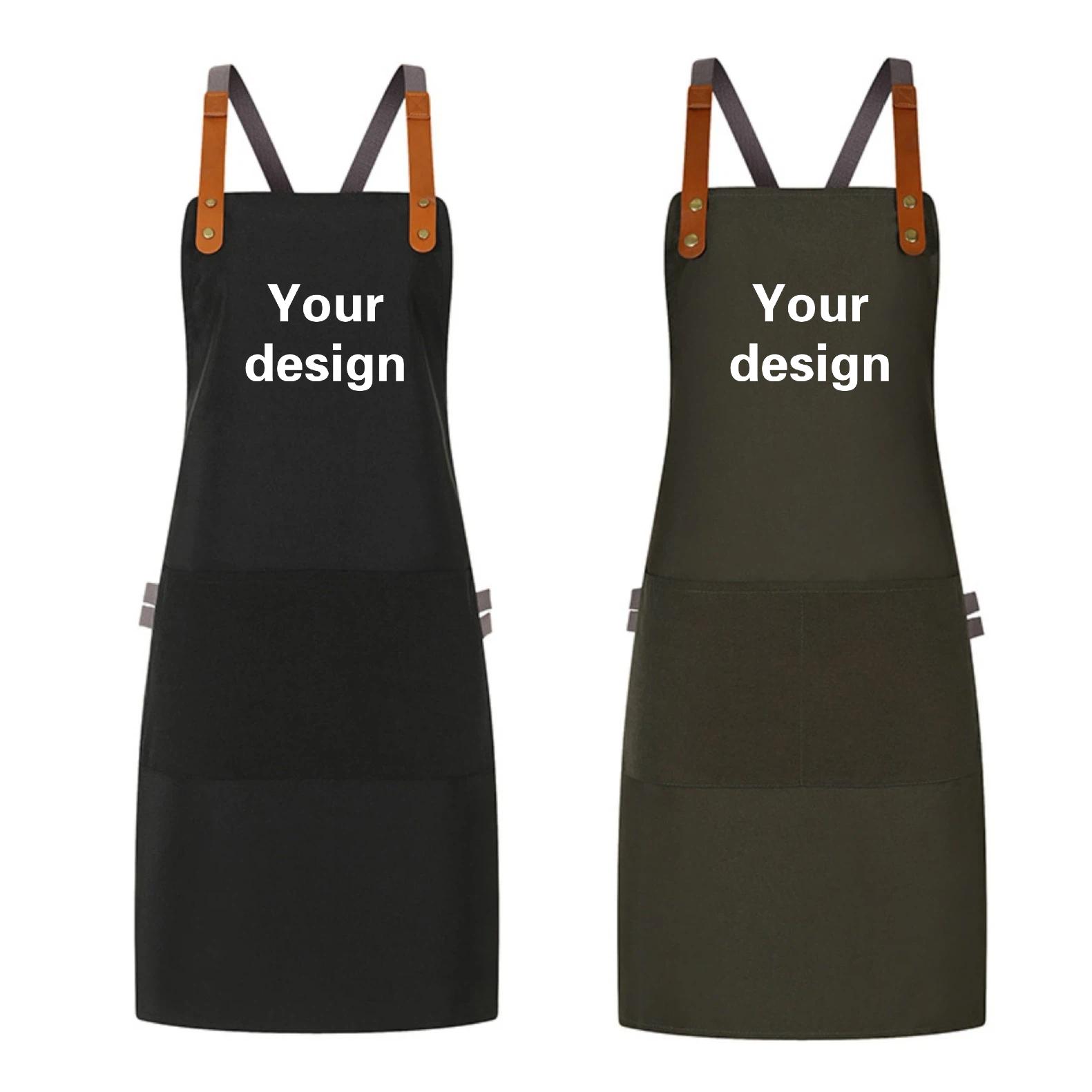 Embroidery Apron - Фартук из плотного холста (полиэстер/хлопок) с