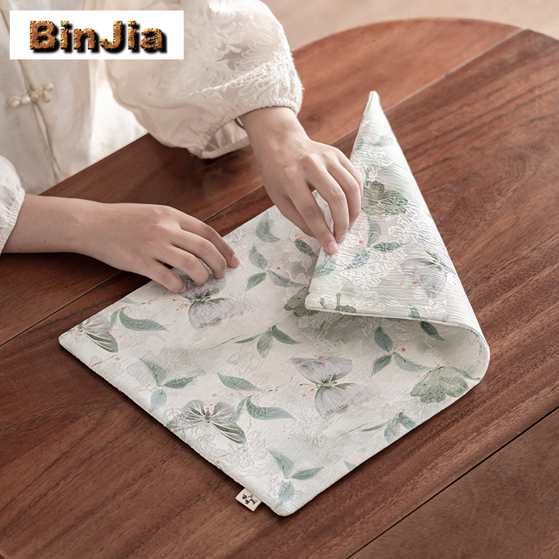 Embroidery Service - Парчовая вышивка Тень Бабочка Двусторонние коврики