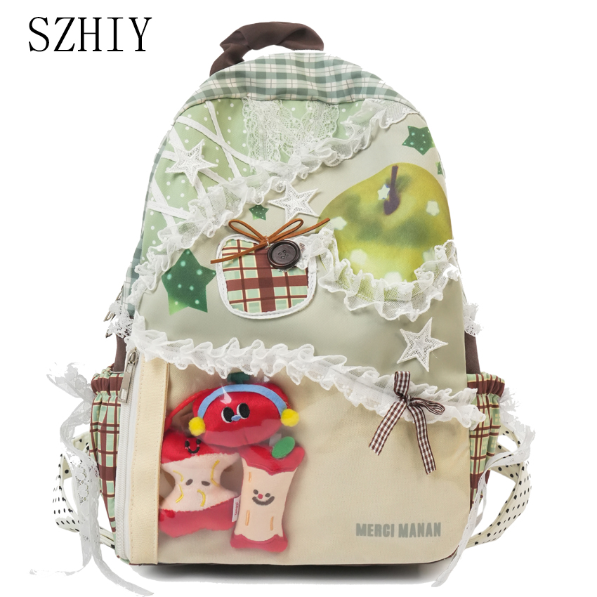 Embroidery Kit Pouch - Красочный рюкзак для студентов и женщин: