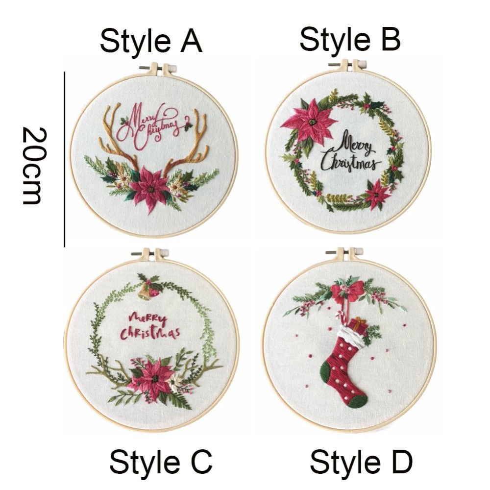 Embroidery Xmas Kits - Рождественские подарки DIY Рождественский набор для