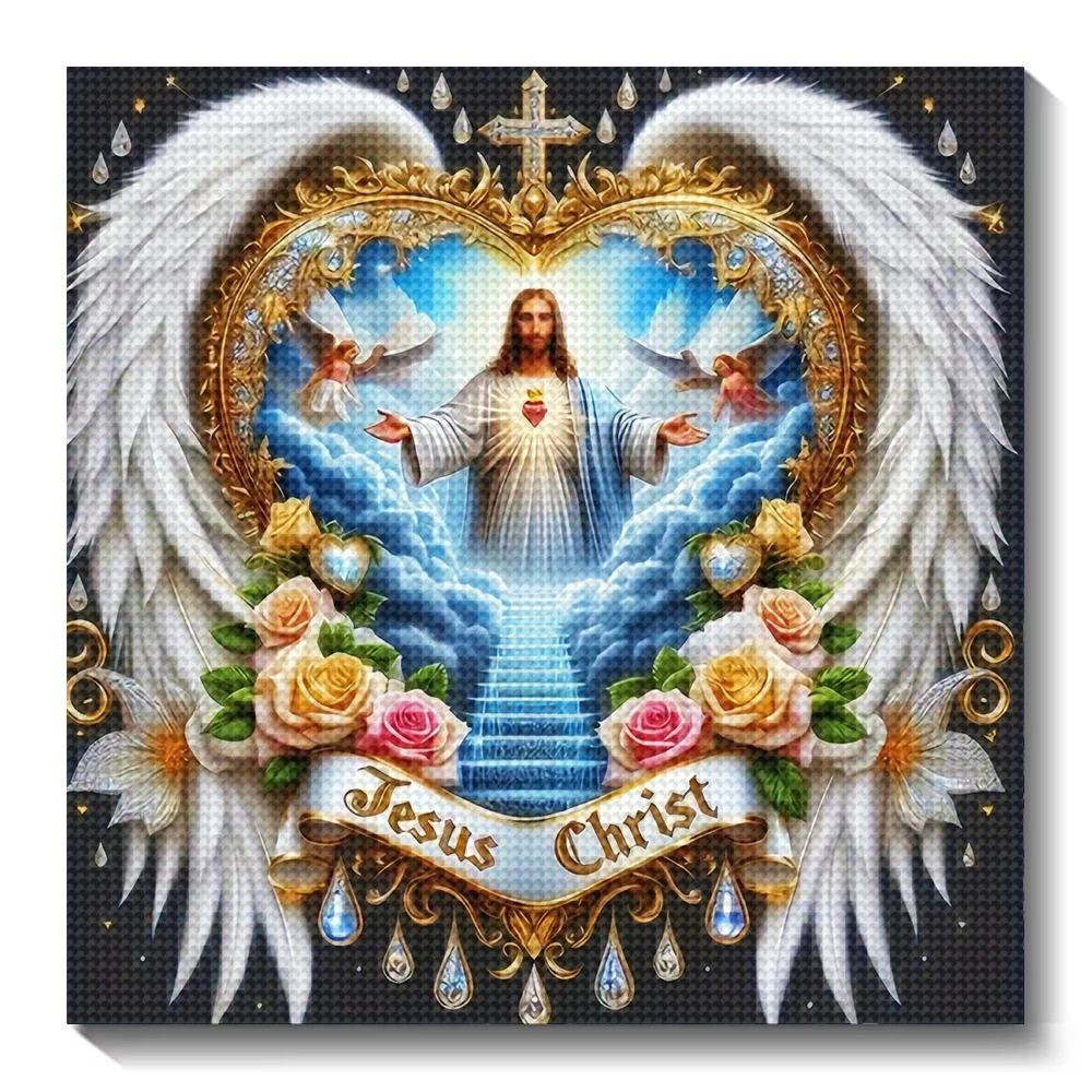 Embroidery Jesus - 5D DIY алмазная живопись портрет Иисус