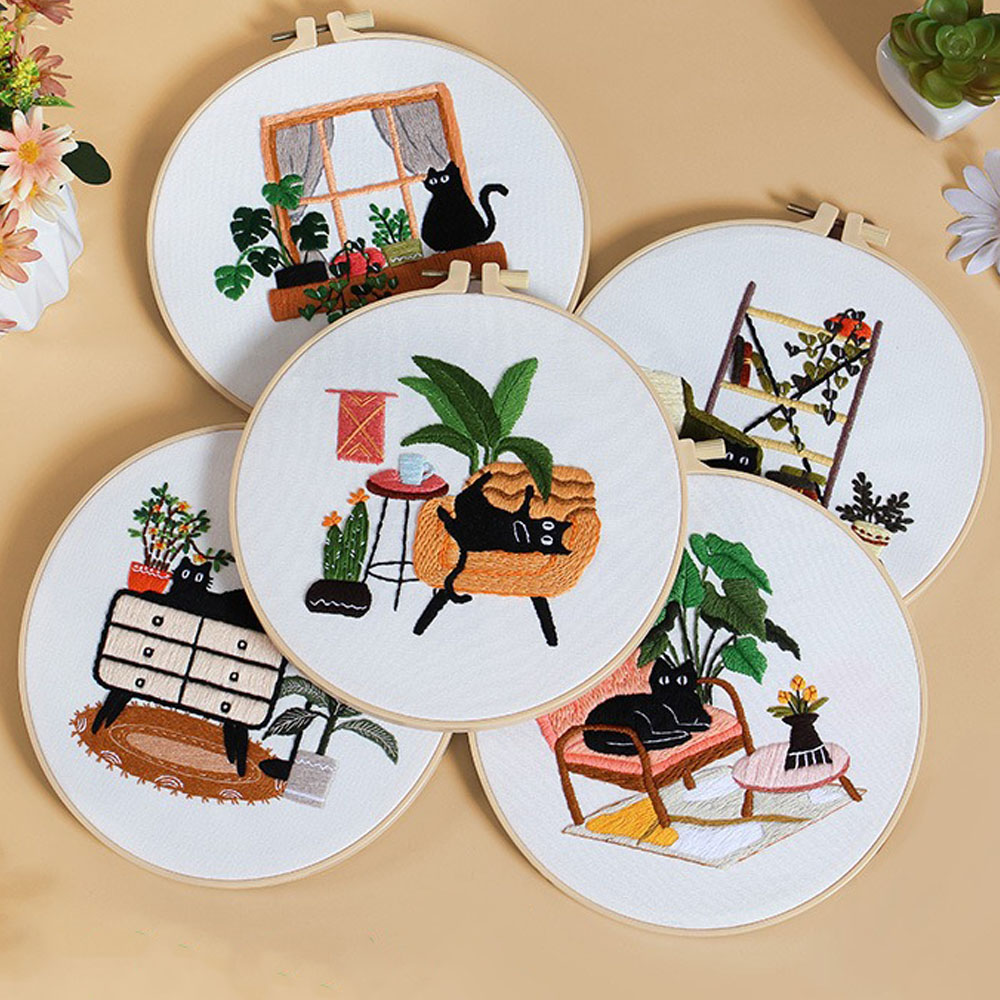 Embroidery Ideas For Bags - Набор для вышивания с дизайном Black