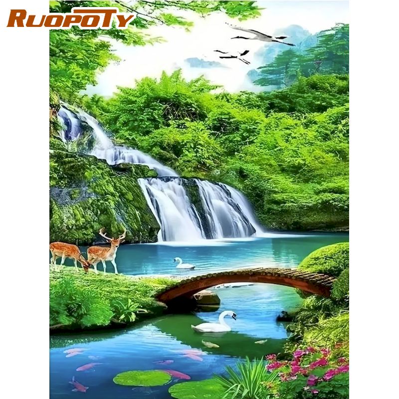 Embroidery Ideas For Bags - Наборы для алмазной вышивки RUOPOTY для