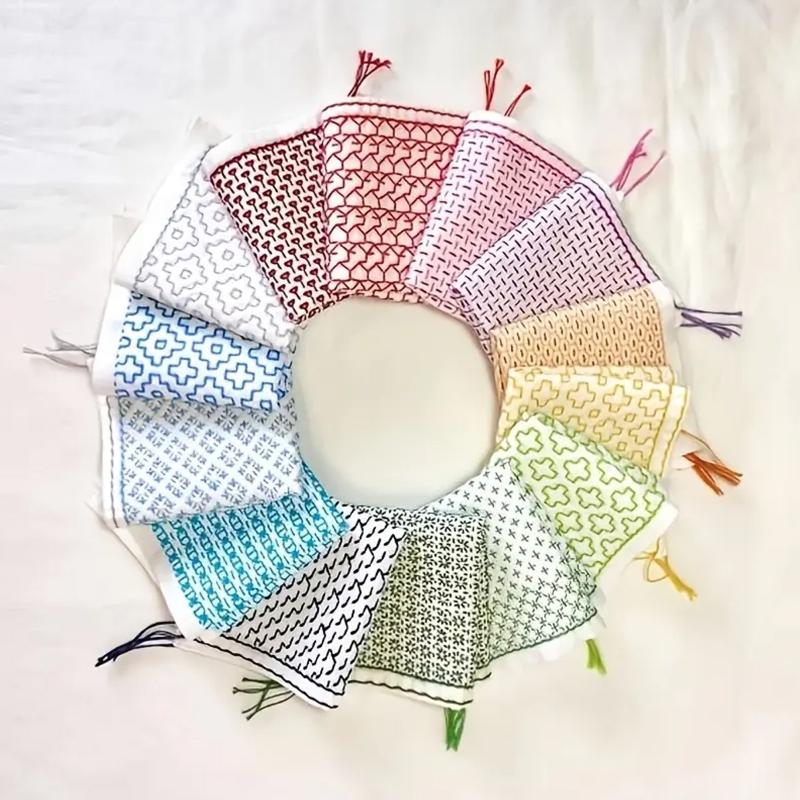 Embroidery Thread - 9/32 шт., нитки и иглы, джинсовая