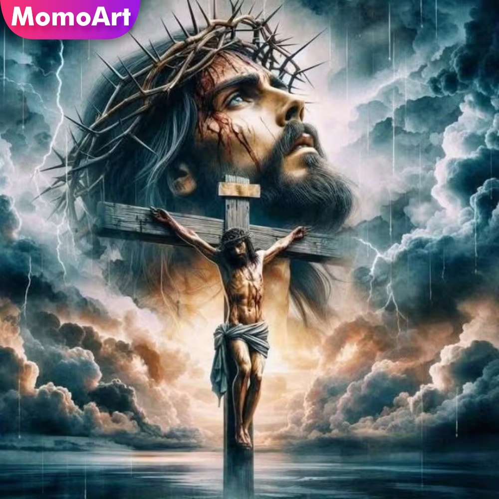 Алмазная мозаика Momoart: Порт – обзор и цена Embroidery Jesus