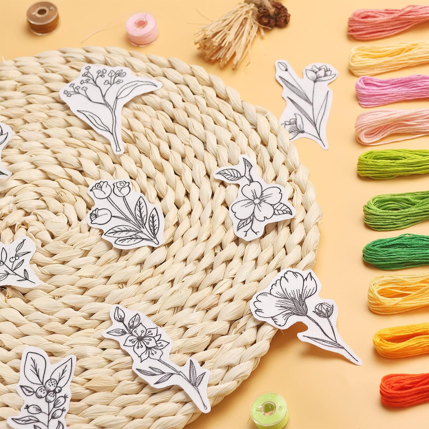 50 шт. водорастворимые стабили – обзор и цена Embroidery Quilting