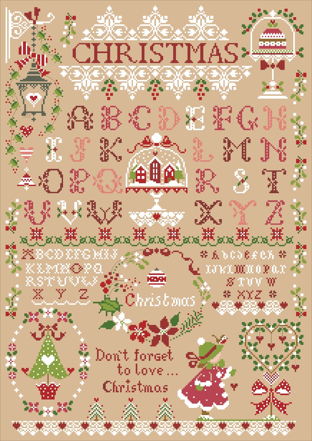 Рождественский набор для вышив – обзор и цена Embroidery Xmas Kits