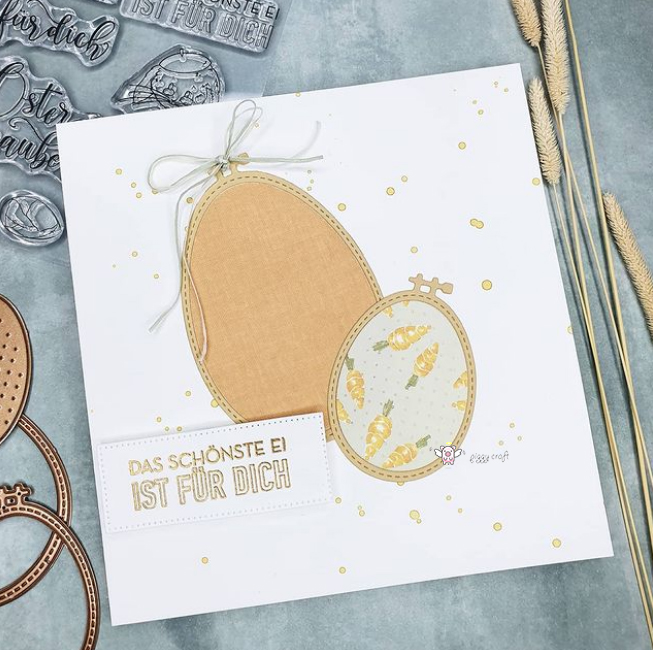 Piggy Craft металлические штам – обзор и цена Embroidery Egg
