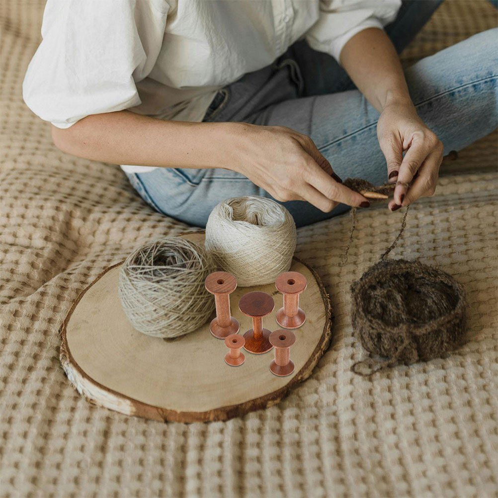 Набор из 7 деревянных шпулек д – обзор и цена Embroidery Thread
