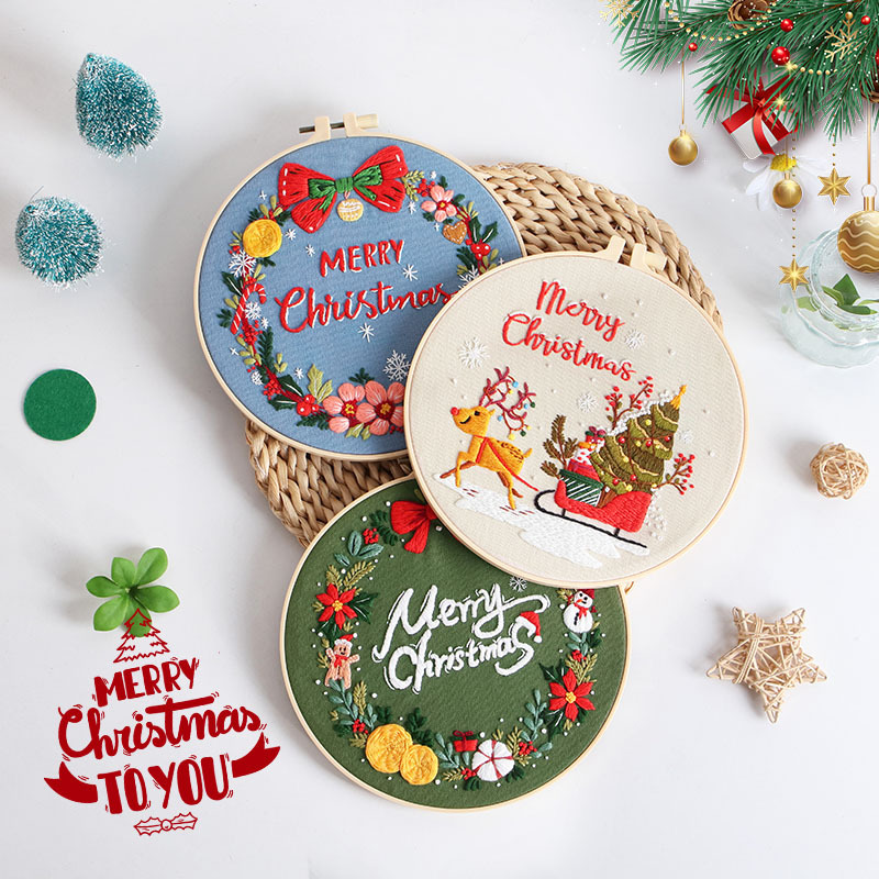 Рождественский Набор для вышив – обзор и цена Embroidery Xmas Kits