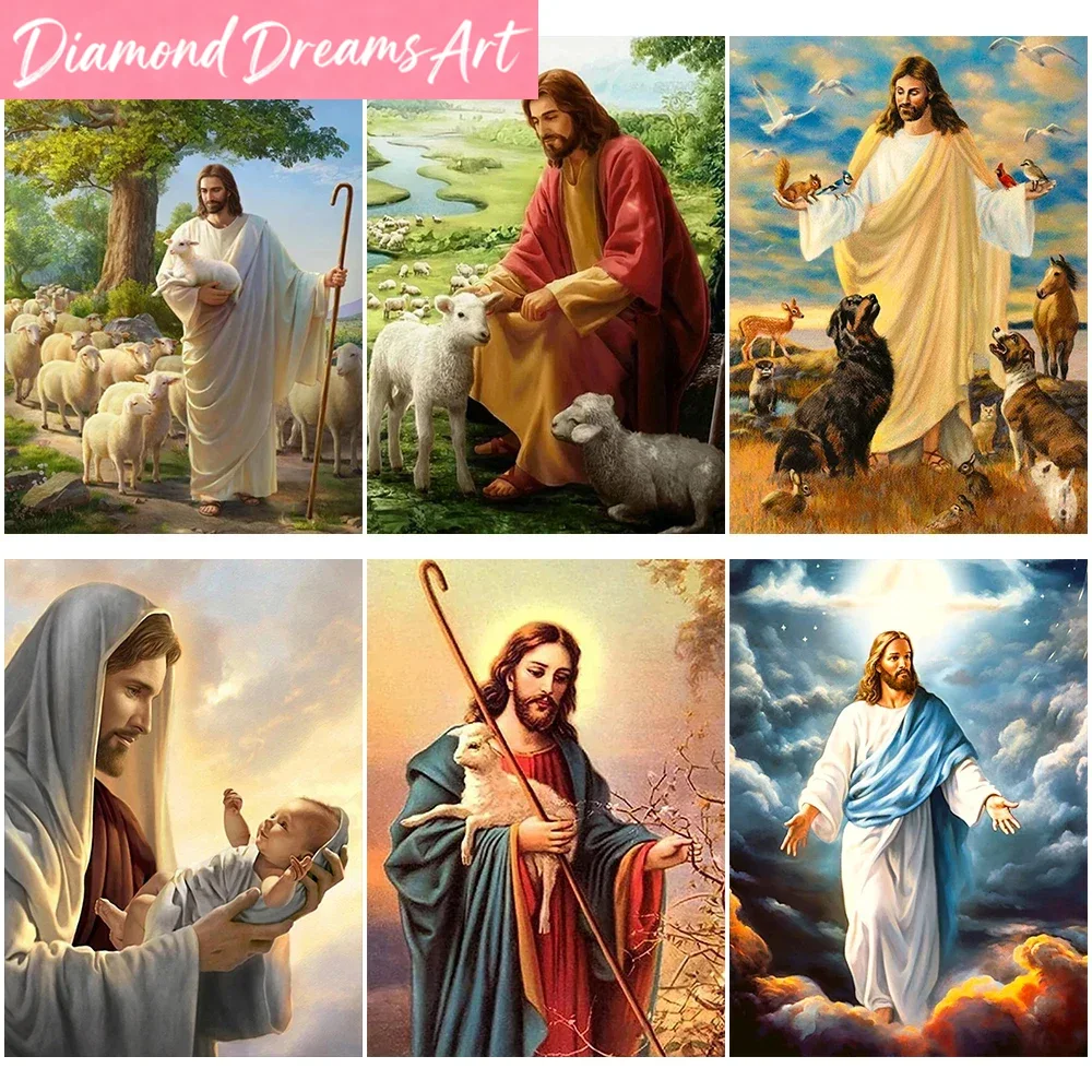 Безрамная алмазная вышивка DIY – обзор и цена Embroidery Jesus