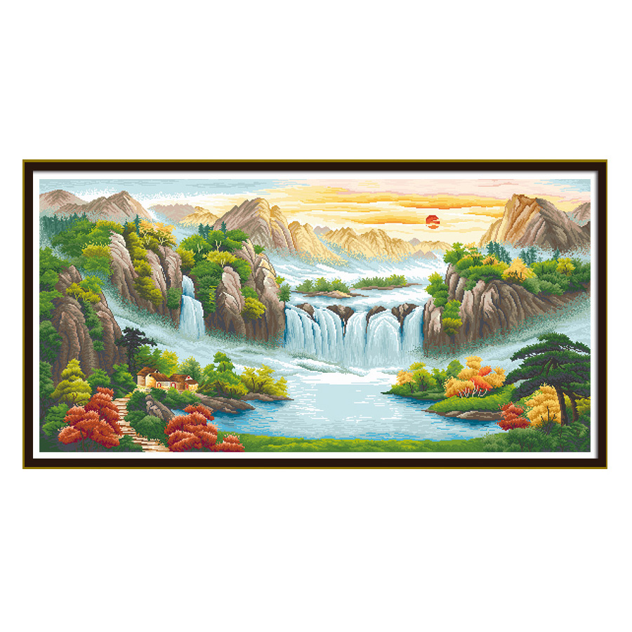 Набор для вышивки крестом с пр – обзор и цена Embroidery Running Stitch
