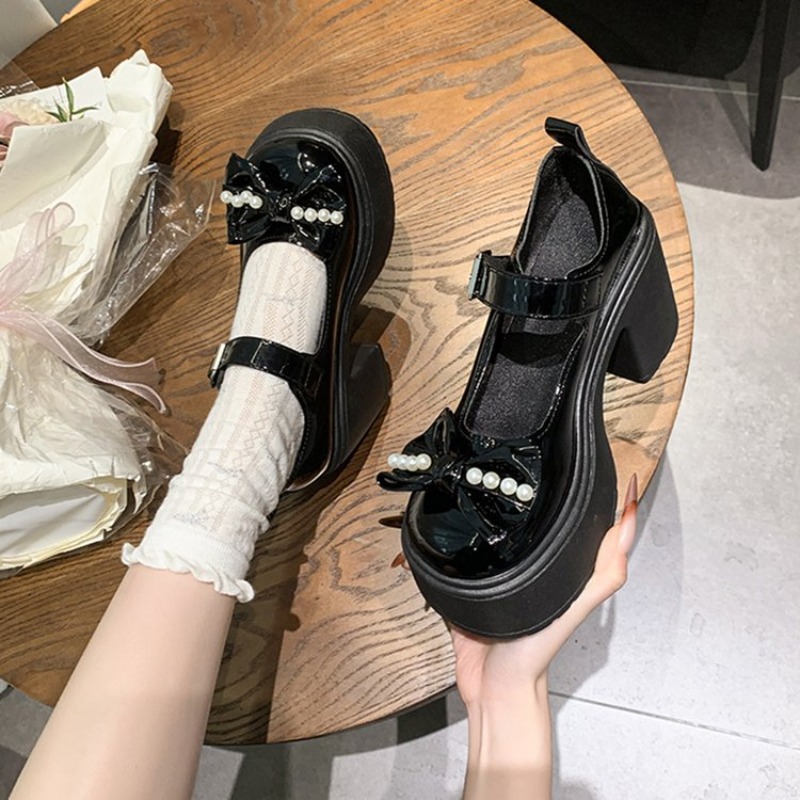 Туфли Лолита 2026: Черные туфл – обзор и цена Embroidery Flat Shoes