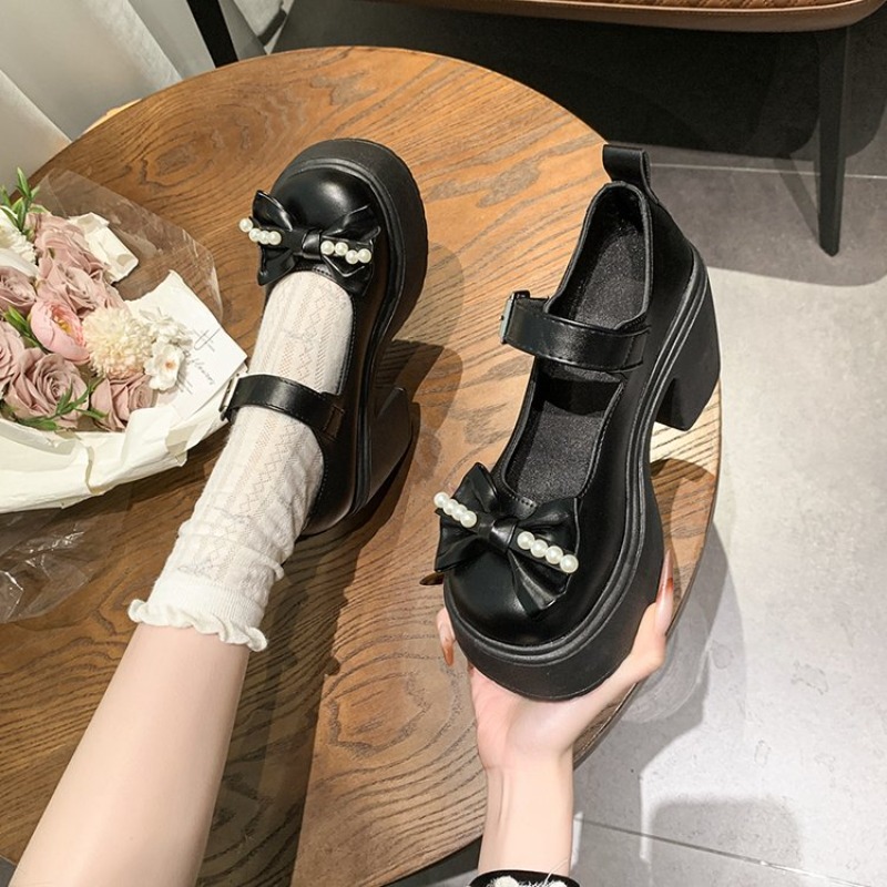 Туфли Лолита 2026: Черные туфл – обзор и цена Embroidery Flat Shoes