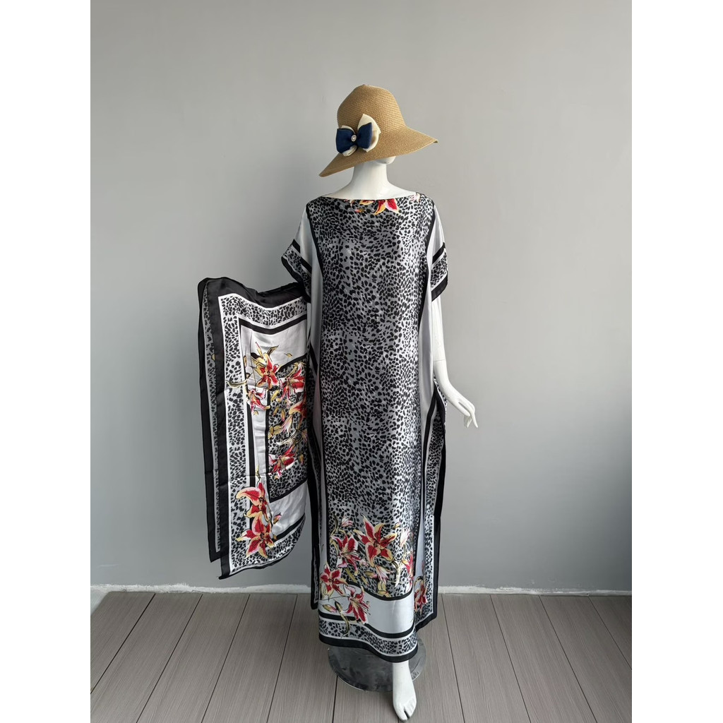 Новый кафтан Baju больших разм – обзор и цена Embroidery Baju