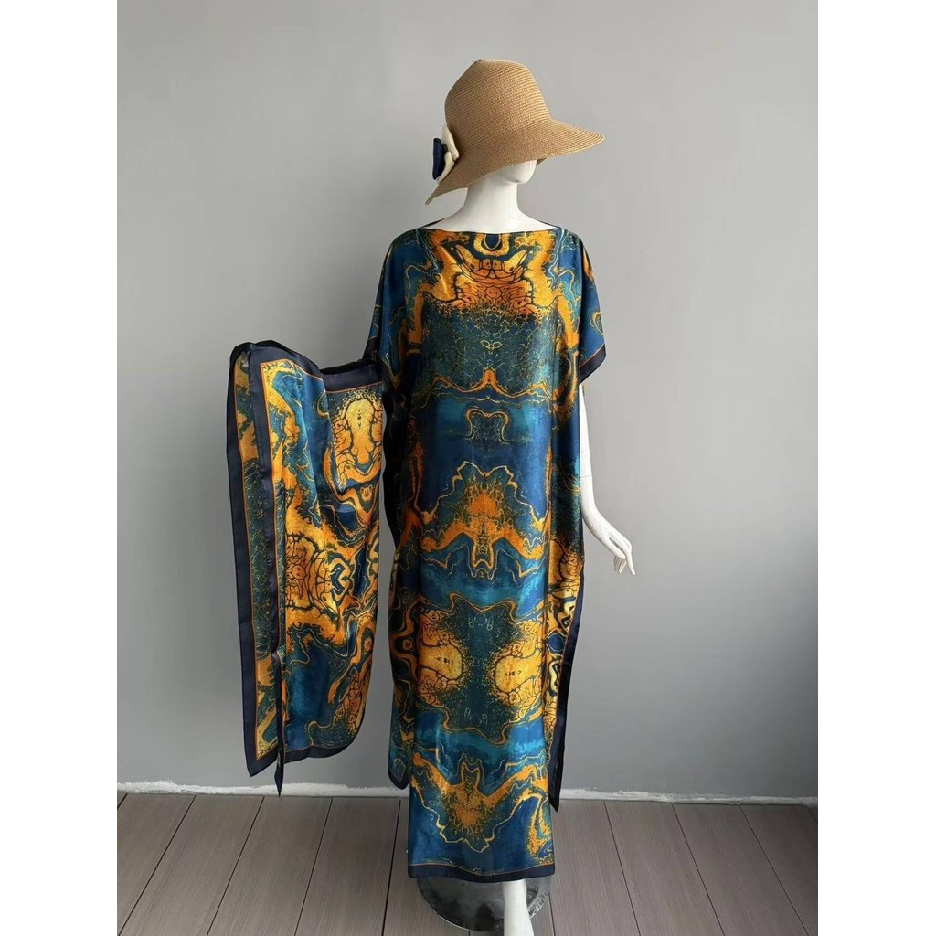 Новый кафтан Baju больших разм – обзор и цена Embroidery Baju