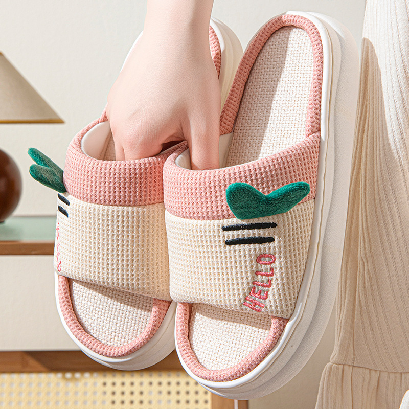 Новые льняные тапочки для женщ – обзор и цена Embroidery Flat Shoes