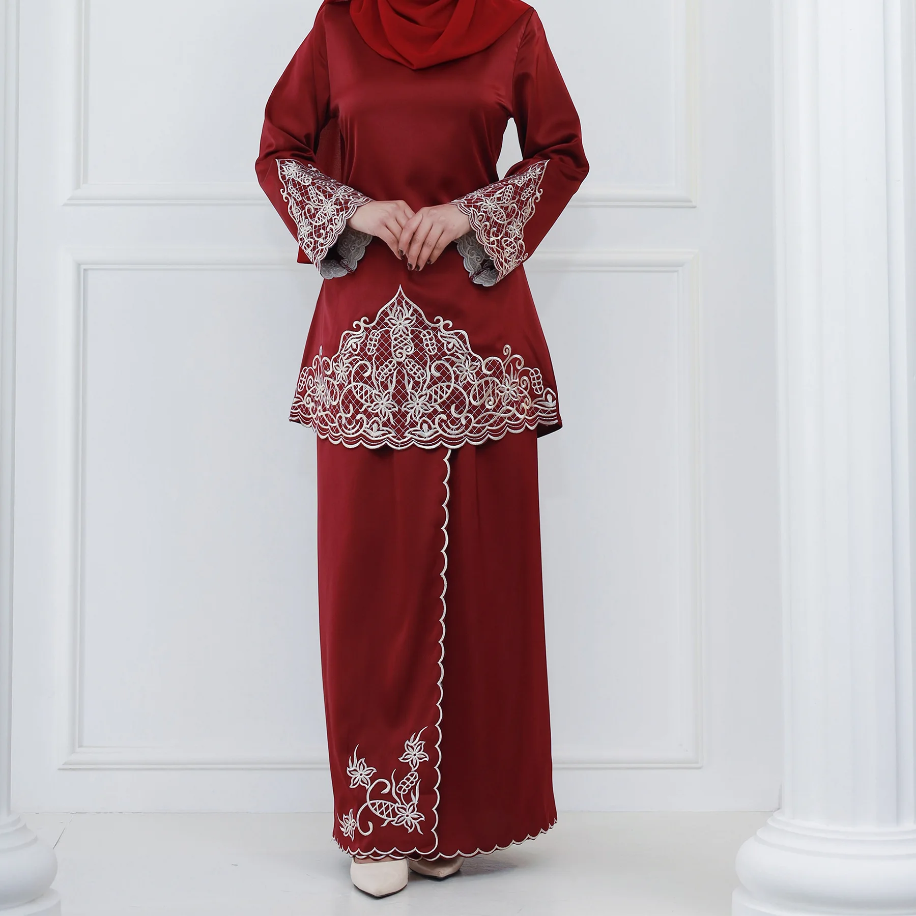 Мусульманские комплекты для же – обзор и цена Embroidery Baju