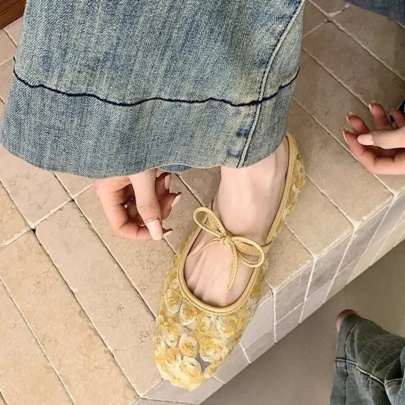Нежные новые китайские туфли М – обзор и цена Embroidery Flat Shoes