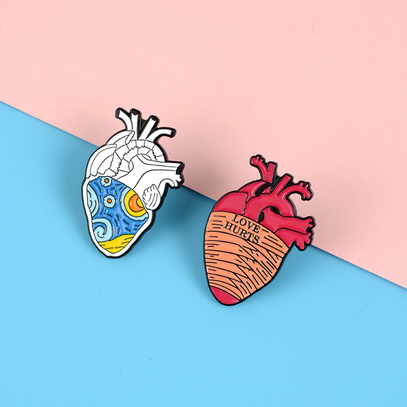 Брошь серии Heart Organ, медиц – обзор и цена Embroidery Quilting