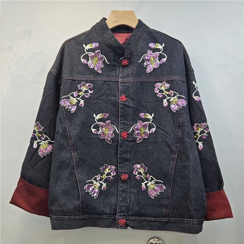 Джинсовая куртка с тяжелой выш – обзор и цена Embroidery Jacket Jeans