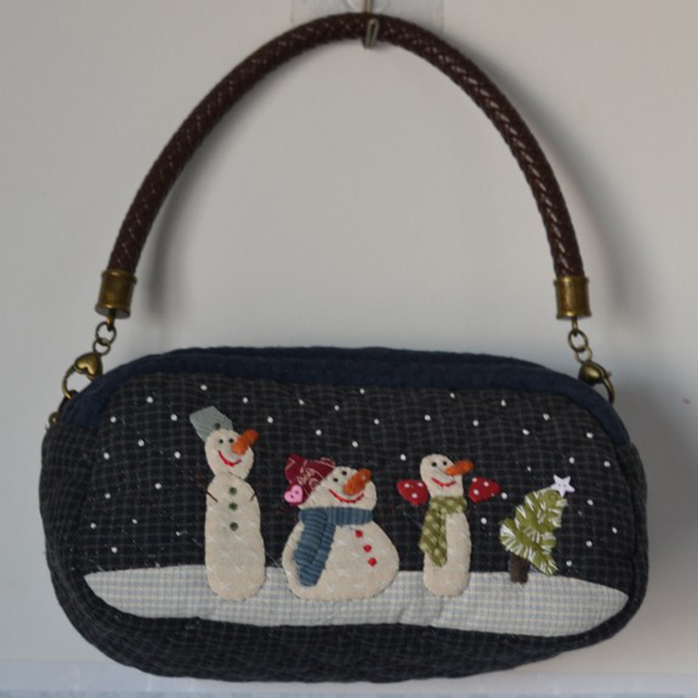 DIY снежная сумка на плечо, ло – обзор и цена Embroidery Xmas Kits