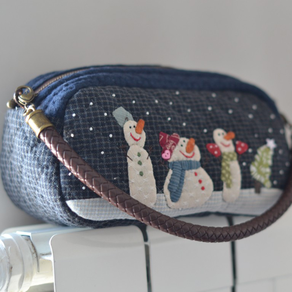 DIY снежная сумка на плечо, ло – обзор и цена Embroidery Xmas Kits
