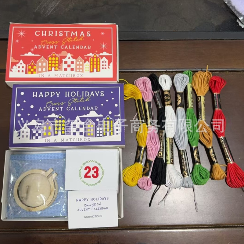 DIY Рождественский набор адвен – обзор и цена Embroidery Xmas Kits